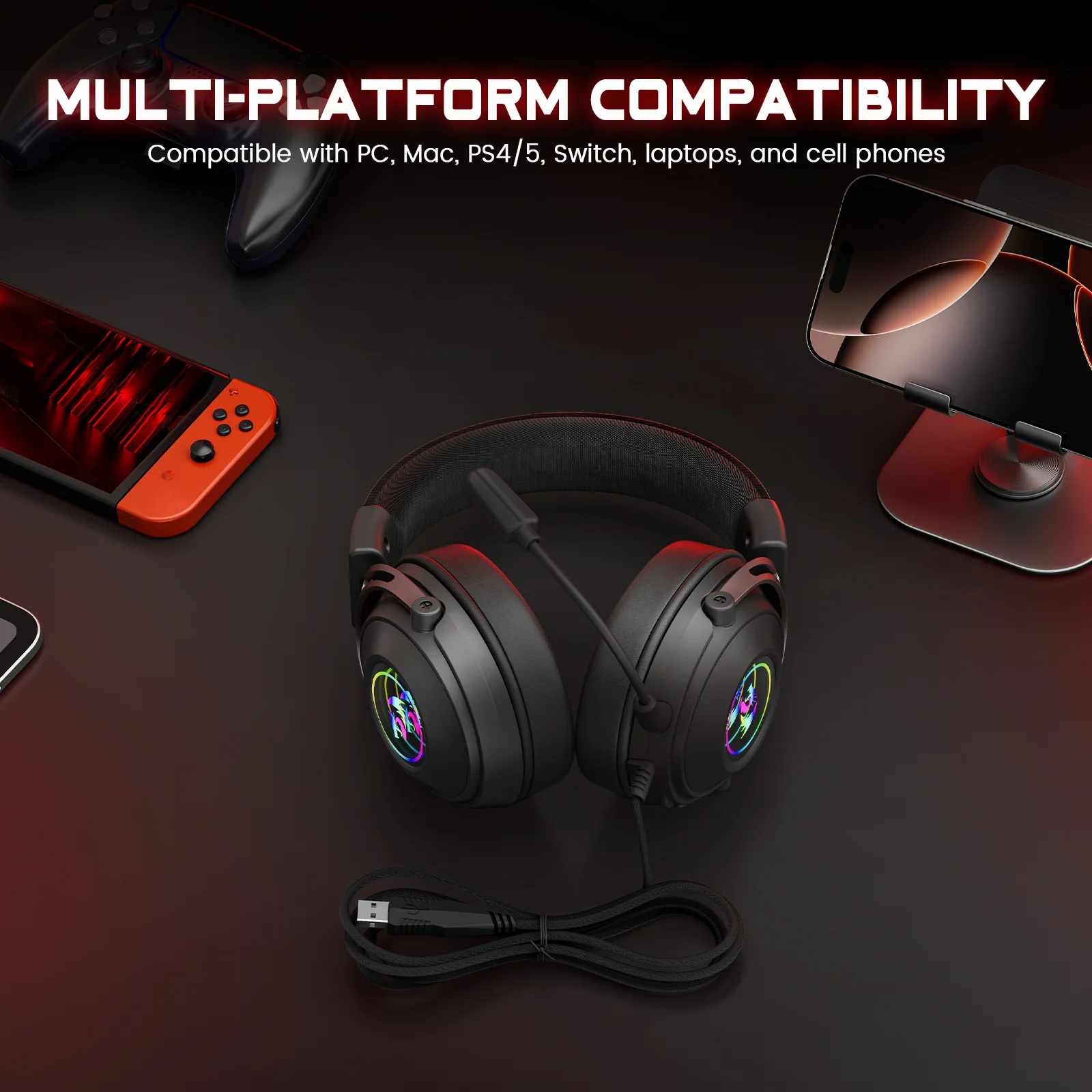 Redragon H389 Gaming Headset - Image 8