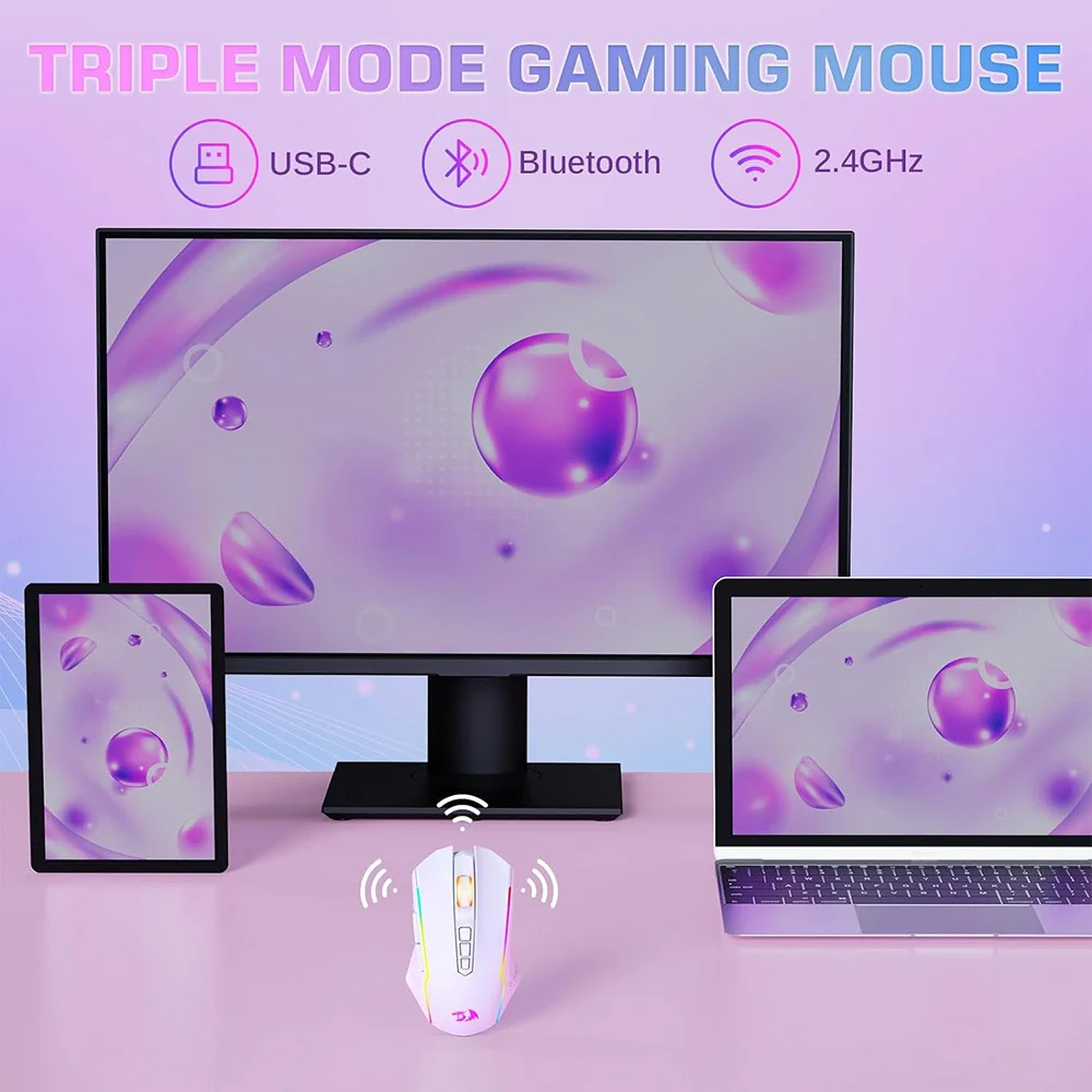 Redragon M914P-RGB-KS Wireless Gaming Mice - Image 5
